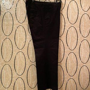 Women's LORD & TAYLOR kelly Bootcut Black Dress Pant-18W